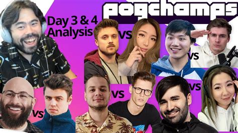 Hikaru's PogChamps Day 3 & 4 Analysis and Reactions - YouTube