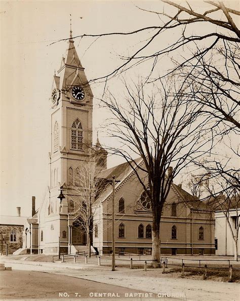 Recollecting Nemasket: Central Baptist Church History