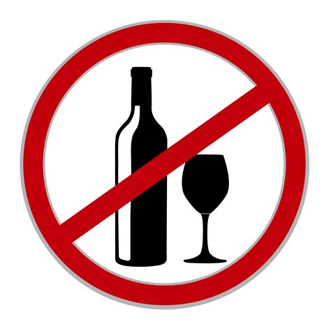 no alcohol allowed sign | Food Illustrations ~ Creative Market