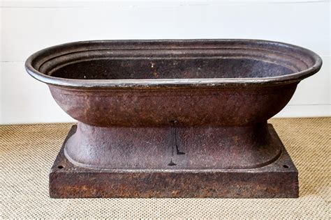 Lot - Cast Iron Horse Water Trough 21"H, 46" x 24"