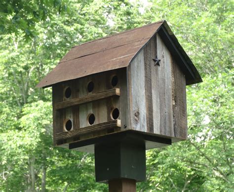 12 Room Purple Martin Birdhouse | Martin house, Bird houses, Purple ...