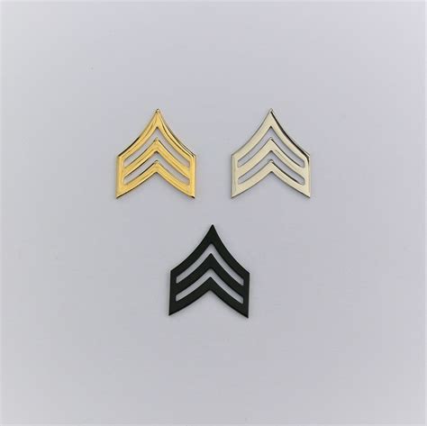 Sergeant - Army Style Collar Brass - Shop ELC