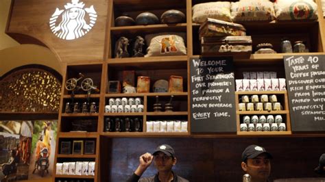 Starbucks Opens First Store in India