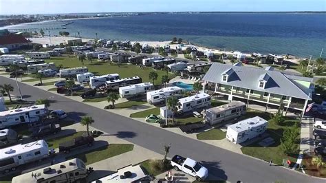 A quick aerial tour of our Pensacola Beach RV Resort! - YouTube