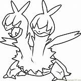 Pokemon Zygarde Form Coloring Pages sketch template