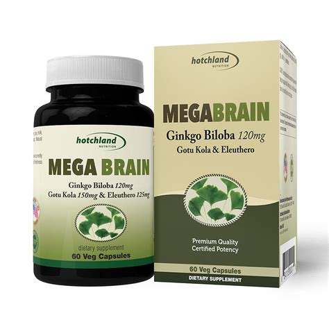 Viên uống bổ não MEGA BRAIN Hotchland hộp 1 lọ 60 viên