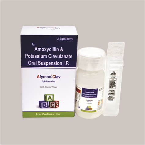 Amoxicillin & Potassium Clavulanate Oral Suspension Manufacturer and Supplier in India.