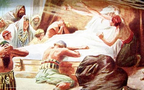 Jacobs death bed Genesis 49:33