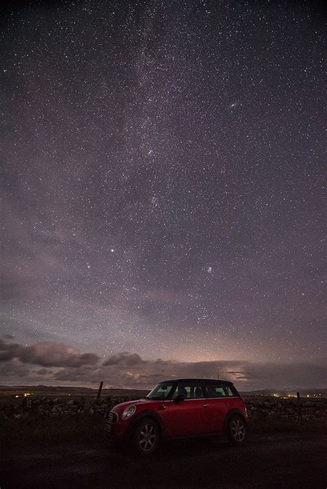 Car under the Milky Way night sky, Isle of Islay | Islay Pictures Photoblog