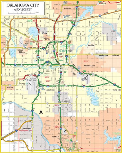 Oklahoma City Map - Free Printable Maps