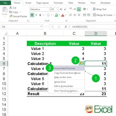 Avoid Errors in Excel: 6 Strategies to Prevent Mistakes | Professor Excel