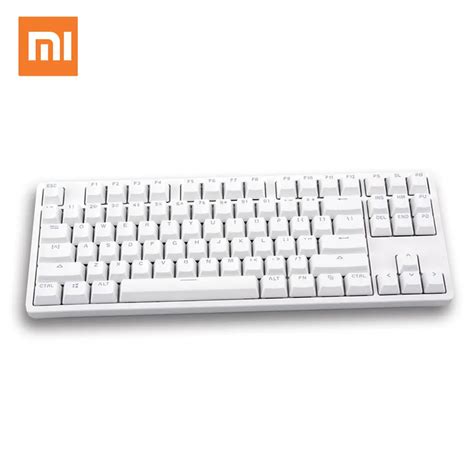 Xiaomi Mi Keyboard 87 Keys Mechanical LED TTC Red Switch Backlight Gaming Keyboard Backlit ...