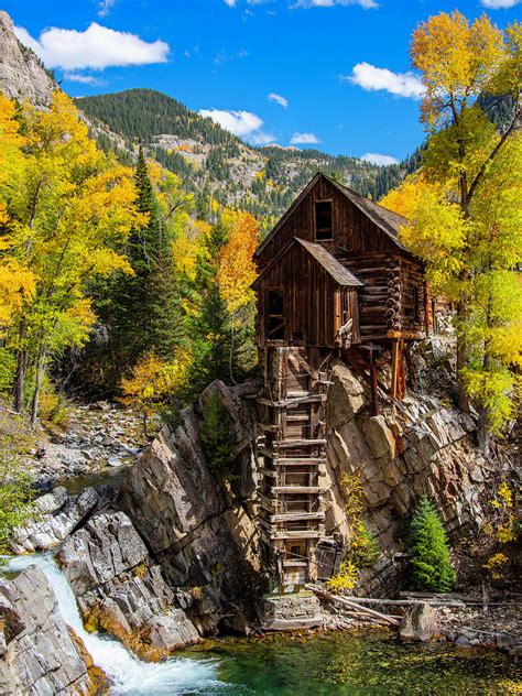 Crystal Mill Colorado Photograph by Steve Snyder