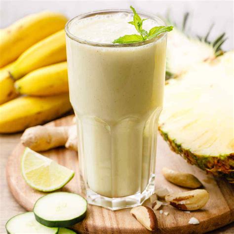 The Best Cucumber Pineapple Detox Smoothie (Try this!) - Blender Balance