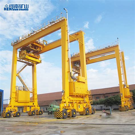 50 Ton Rtg Crane Container Rubber Tire Gantry Cranes For Sale - Buy Rtg Cranes For Sale,Rtg ...