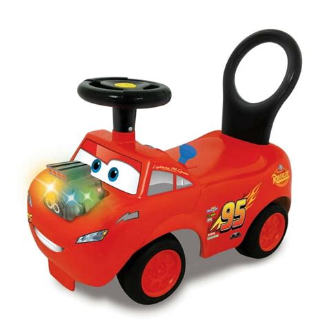 Disney PIXAR Cars Lightning McQueen Light and Sound Activity Ride-On ...