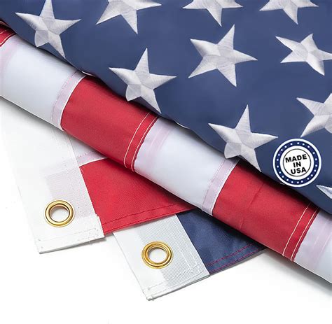 Buy GHJ American Flag, Made in USA American 3x5 FT Outdoor- American ...