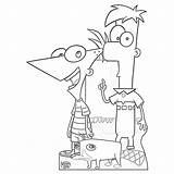 Phineas E Ferb Para Colorir Images sketch template