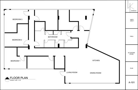 AutoCAD • Floor Plan + Furniture Plan on Behance