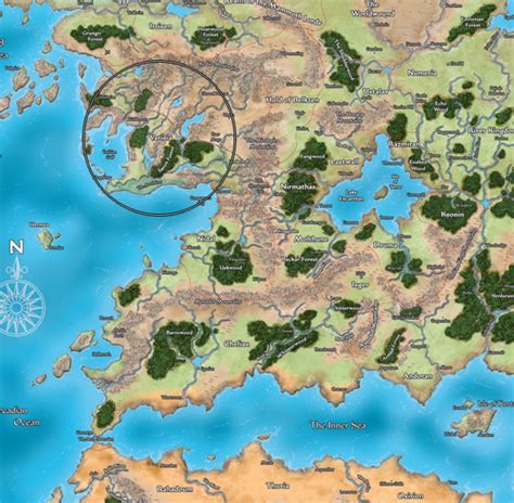 Artstation The Inner Sea Region Map - vrogue.co