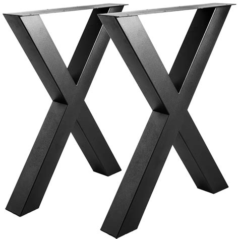 Buy Minneer 28” Metal Table Legs with Heavy Duty Steel Set of 2 X Frame ...