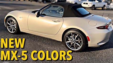 NEW COLORS | 2022 Mazda MX-5 GT in Platinum Quartz Mica & Terracotta - YouTube