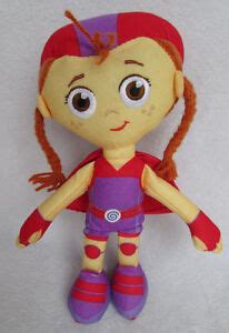 8" NEW Rare Learning Curve PBS Show Super Why Wonder Red Plush Doll Toy