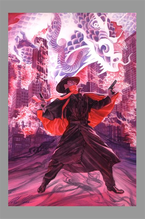 Alex Ross The Shadow Annual #1 Original Cover Art Painting