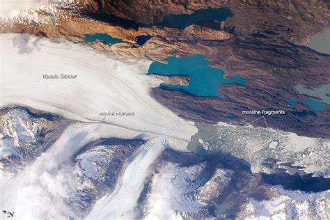 Upsala Glacier, Argentina Seen from Space | International Space Fellowship