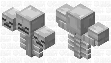 Basic Skeleton Wither Minecraft Mob Skin