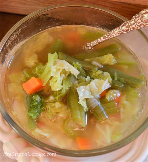 Quick & Healthy Bone Broth Chicken Vegetable Soup - An Oregon Cottage