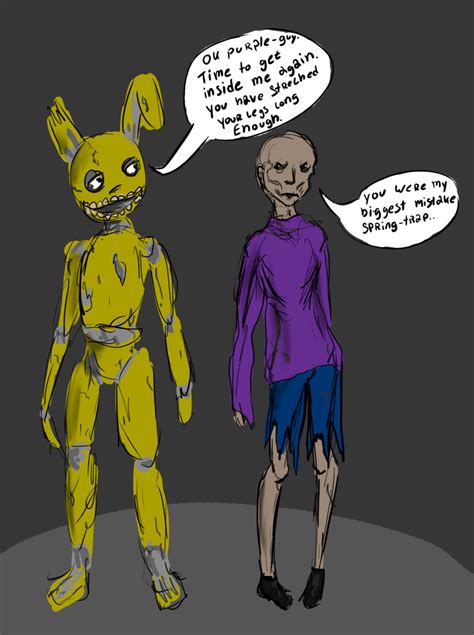 FNAF, Springtrap and purple guy by Arockthedemonic13 on DeviantArt