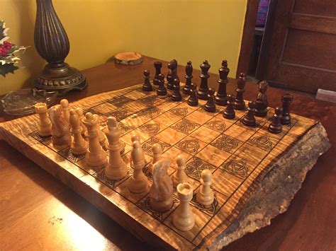 Celtic Chess Board : r/woodworking