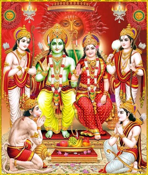 SITA RAM LAKSHMAN HANUMAN | Hindu deities, Shri hanuman, Hindu gods