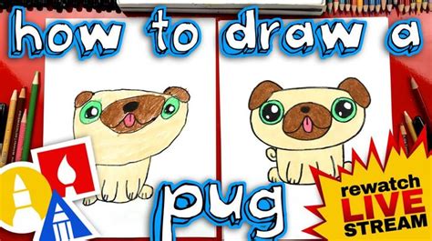 How To Draw A Pug Kawaii | Art for kids hub, Art hub, Art for kids