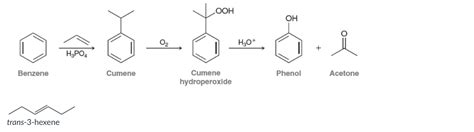 Solved Shown below is the synthesis of phenol from the | Chegg.com