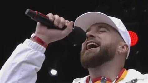 Travis Kelce Gives Fiery Speech At Chiefs Rally, 'Let's Run This S*** Back'