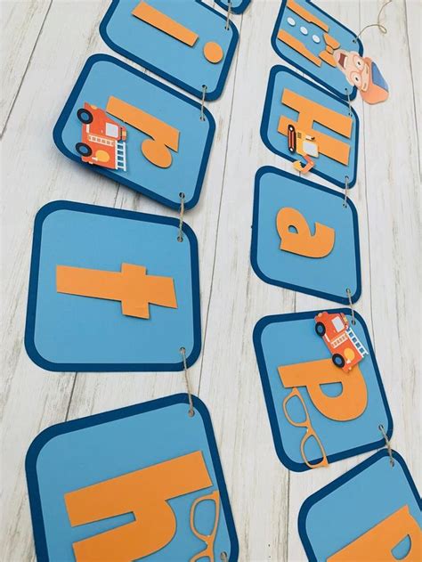 Blippi Inspired Birthday Banner Blippi Party Banner Blippi | Etsy | Birthday banner, Party ...