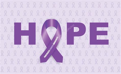 Pancreatic cancer ribbon — Stock Vector © jameschipper #59627179