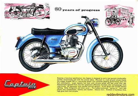 Red Devil Motors: James Motorcycles brochure 1960