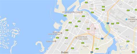 Oud Metha Dubai map - Map of Oud Metha Dubai (United Arab Emirates)