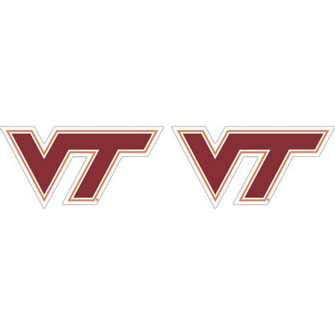 Hokies | Virginia Tech 2" 2-Pack Logo Decal | Alumni Hall