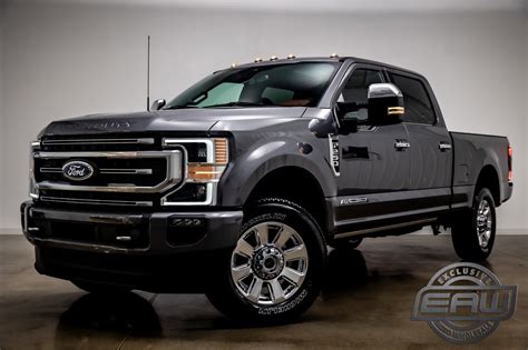 2022 Ford Super Duty F-250 Srw Platinum 75 Miles Carbonized Gray ...