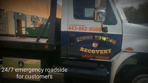 KINGZ TOWING AND RECOVERY... Baltimore towing service - YouTube