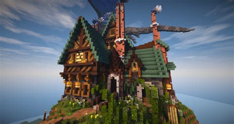 Tudor style house Minecraft Map