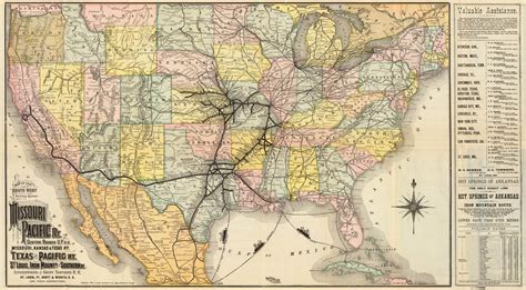 More of a period map, SW Railway System from late 1800s : r/nanowrimo