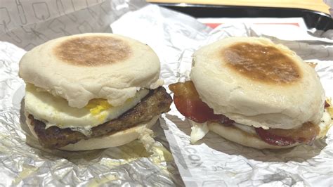 Wendy's New English Muffin Breakfast Sandwich Review: A Buttery And Savory Way To Start Your Day