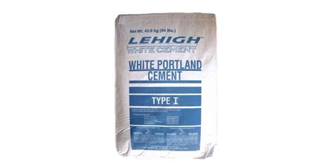 Lehigh White Portland Cement Type I | State Road Builders Supply