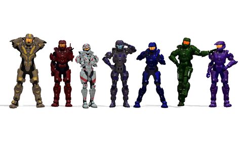 My RvB Characters by AshenCrystal on DeviantArt