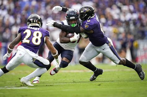 Houston Texans: A disappointing start on offense in loss to Ravens